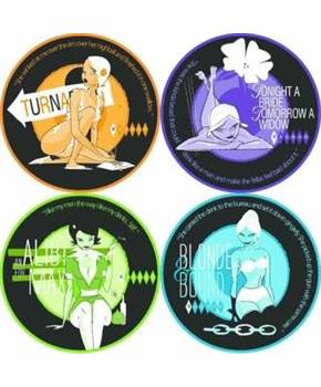 Ragnar's "Pulp" 4-Piece Coaster Set