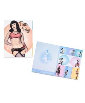 Bettie Page Sticky Note Book: Orange
