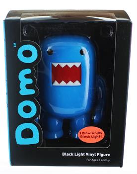 Domo 4" Vinyl Figure: Black Light Blue