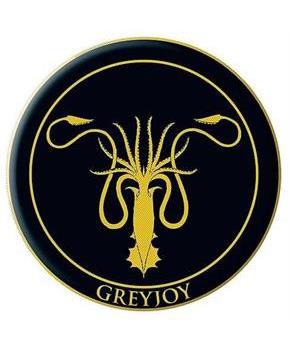 Game Of Thrones Embroidered Patch: Greyjoy