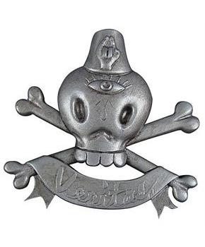 Gary Baseman Skull and Crossbones Pin