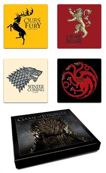 Game Of Thrones House Coaster Set