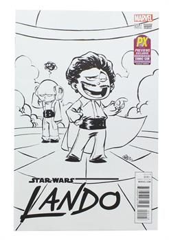 Star Wars Lando #1 Comic Young Black and White Variant Cover SDCC 2015 Exclusive
