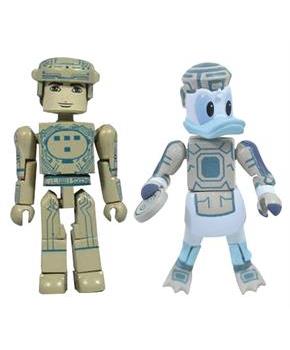 Kingdom Hearts Minimates Series 1 | Space Paranoids Donald & Tron