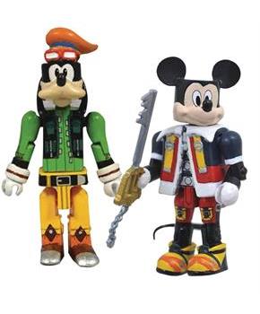 Kingdom Hearts Minimates Series 1 | Mickey Mouse & Goofy