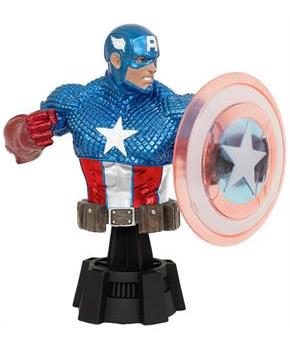 Marvel Exclusive Captain America Holo Shield Bust