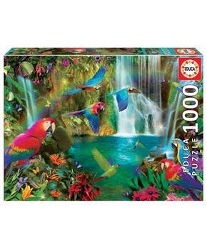 Tropical Parrots 1000 Piece Jigsaw Puzzle