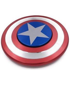 Captain America Aluminum Fidget Spinner Shield