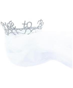 Bride to Be Veil and Sparkle Tiara