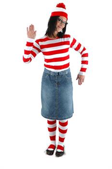 Where's Waldo Wenda Costume Kit Adult