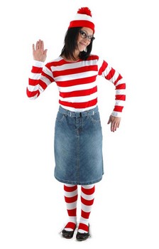 Where's Waldo Wenda Costume Kit Adult