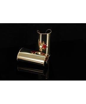 Wonder Gold Cuff Red Star Costume Jewelry Adult