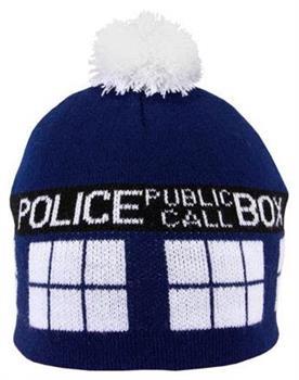 Doctor Who Tardis Pom Style Beanie