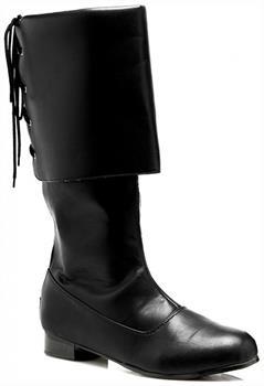 Sparrow Black  Pirate Mens Costume Boots