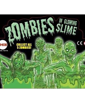 Zombie in Glow Slime and Goo Drum Mini Figure