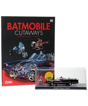 DC Batmobile Cutaways Book and Collectible Car | Batman Classic TV Series