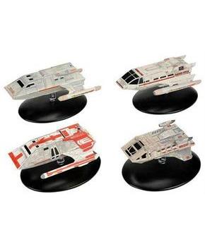 Eaglemoss Star Trek Shuttlecraft Replica Set 4 | Passenger, Warrant, Short-Range, Medical | UK Release