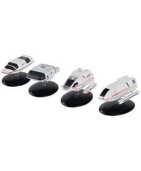 Eaglemoss Star Trek Shuttlecraft Replica Set 5 | Air Tram, Starfleet Tug, Galileo, Type-8