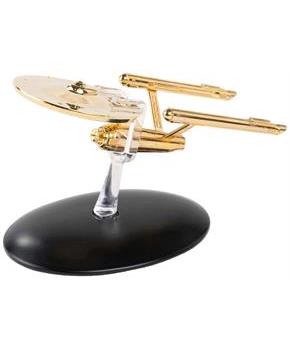 Eaglemoss Star Trek Ship Replica | Gold Plated TOS NCC 1701 Enterprise (Variant)