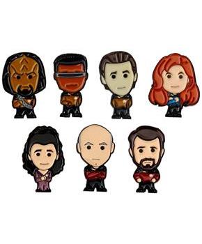 Star Trek The Next Generation Chibi Characters 7 Piece Pin Badge Set