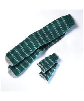 Harry Potter Knit Craft Set Mittens & Slouch Socks Slytherin