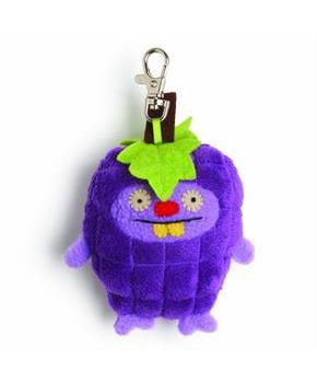 Ugly Dolls Fruities 4" Plush Clip-On: Trunko Grape