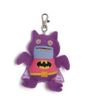 Ugly Dolls DC Comics 4" Plush Clip-On: Pink/Purple Ice-Bat Batman