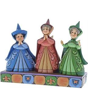 Disney Sleeping Beauty Royal Guests Three Fairies Figurine by Jim Shore