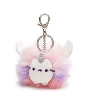 Pusheen Super Pusheenicorn Unicorn Cat 4-Inch Plush Pom Poof Keychain