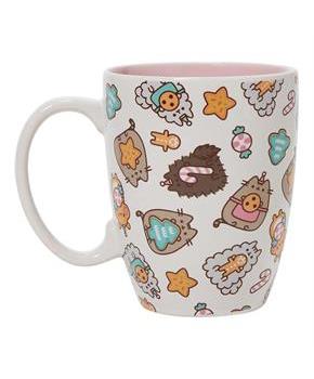 Pusheen Christmas Cookie & Friends 12 Ounce Stoneware Mug