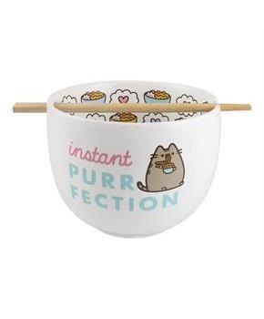 Pusheen Instant Purrfection Ramen Bowl with Chopsticks