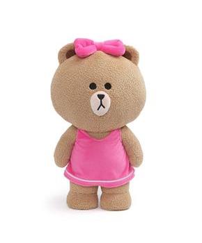 Line Friends Standing Choco 14 Inch Plush