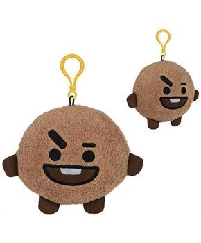 Line Friends BT21 4 Inch Plush Backpack Clip | Shooky