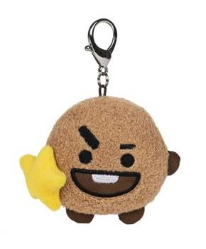 Line Friends BT21 3 Inch Bumble Buddy Plush Clip | Shooky