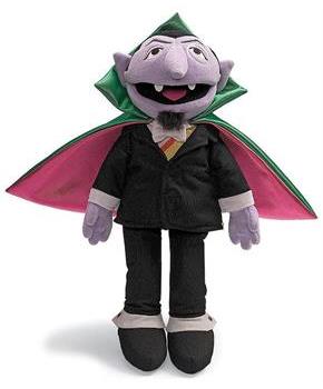 Sesame Street Count Von Count Character 14" Plush