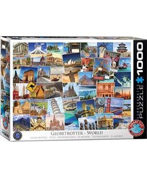 World Globetrotter 1000 Piece Jigsaw Puzzle
