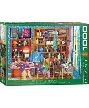 All You Knit is Love by Paul Normand 1000 Piece Jigsaw Puzzle