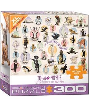 Yoga Puppies 300 Piece XL Jigsaw Puzzle