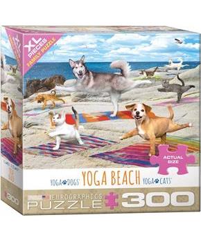 Yoga Beach 300 Piece XL Jigsaw Puzzle