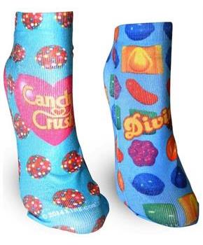 Candy Crush "Divine" Ladies Socks 2-Pack