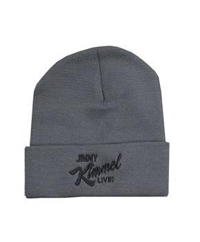 Jimmy Kimmel Live! 12 Inch Charcoal Knit Cuff Beanie | Adult One Size