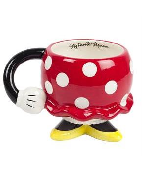 Disney Minnie Mouse Red Rock the Dots Molded Mug with Arm