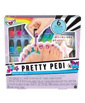 Fashion Angels Pretty Pedi Pedicure Set | Spa Gift Set For Girls