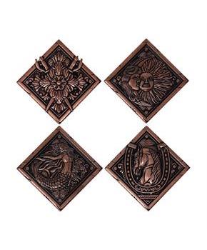 Resident Evil Village Replica House Crest Medallion Set