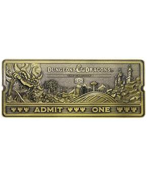 Dungeons & Dragons: The Cartoon 40th Anniversary Rollercoaster Ticket Replica