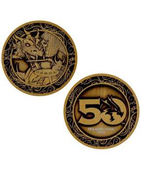 Dungeons & Dragons 50th Anniversary Antique Gold Coin Replica