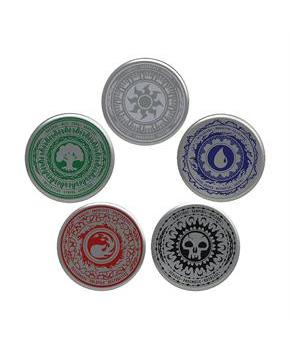 Magic The Gathering 5-Piece Mana Symbols Drink Coaster Set