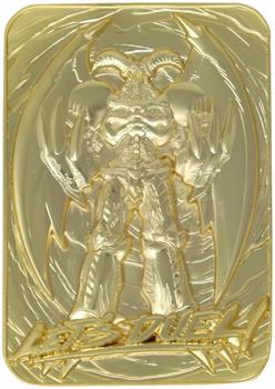 Yu-Gi-Oh! Limited Edition 24k Gold Plated Summoned Skull Metal Card