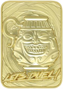 Yu-Gi-Oh! Limited Edition 24k Gold Plated Pot of Greed Metal Card