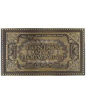 Harry Potter Hogwarts Express Train Ticket Limited Edition Metal Replica